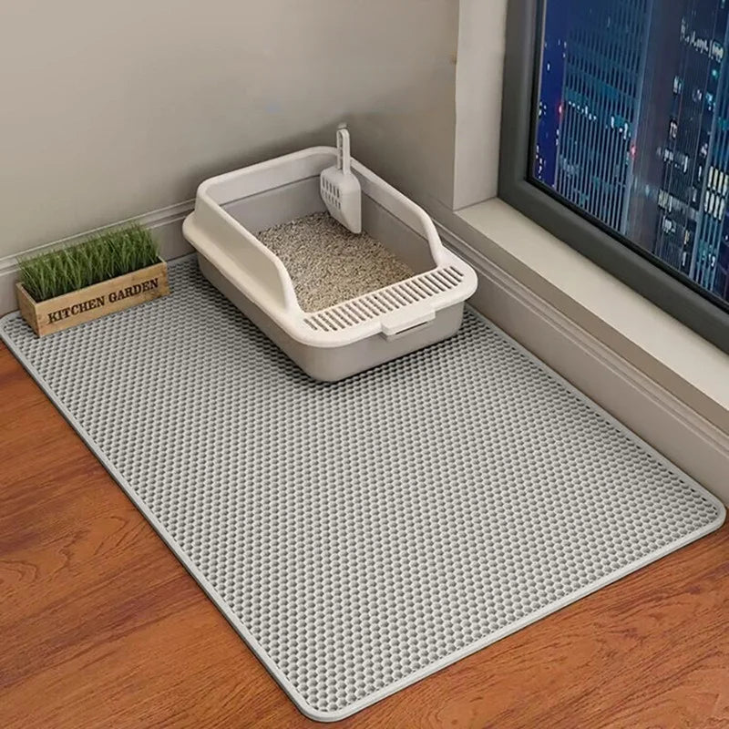 Cat Litter Trapping Mat – Waterproof Double Layer Design