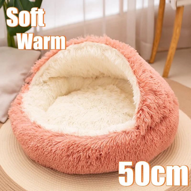 Ultra-Soft Cozy Cave Bed for Cats & Small Dogs👑
