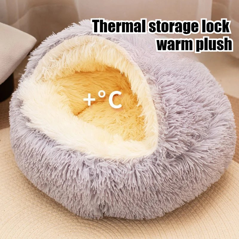 Ultra-Soft Cozy Cave Bed for Cats & Small Dogs👑
