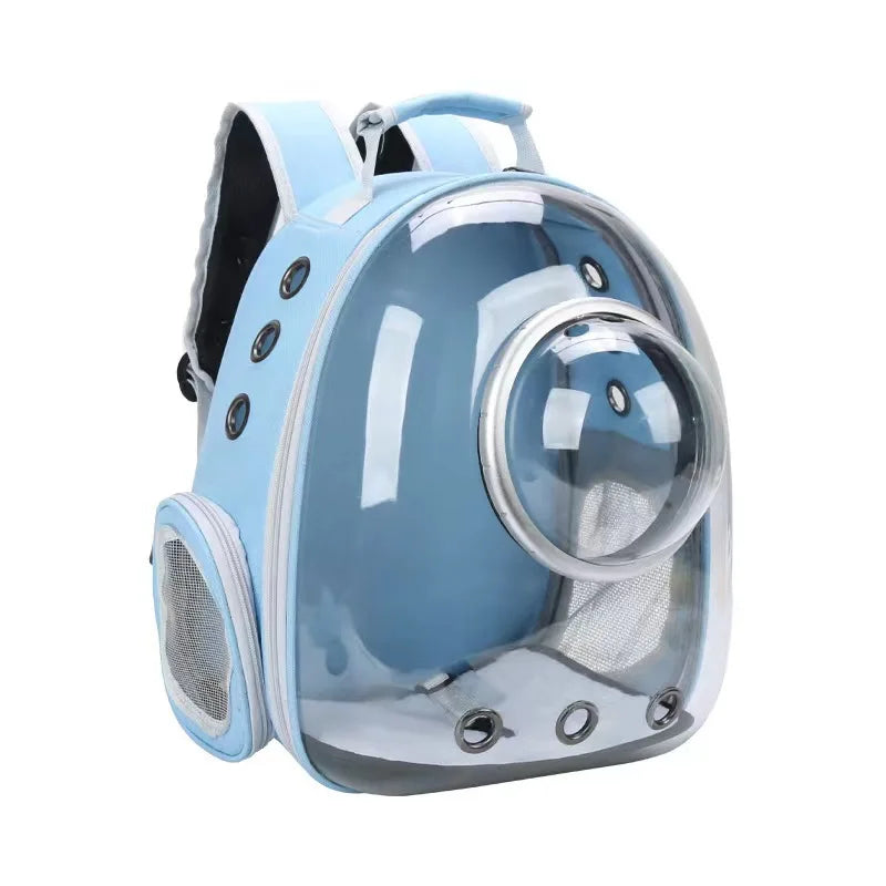 Transparent Pet Carrier Backpack – Breathable Travel Bag for Cats & Small Dogs