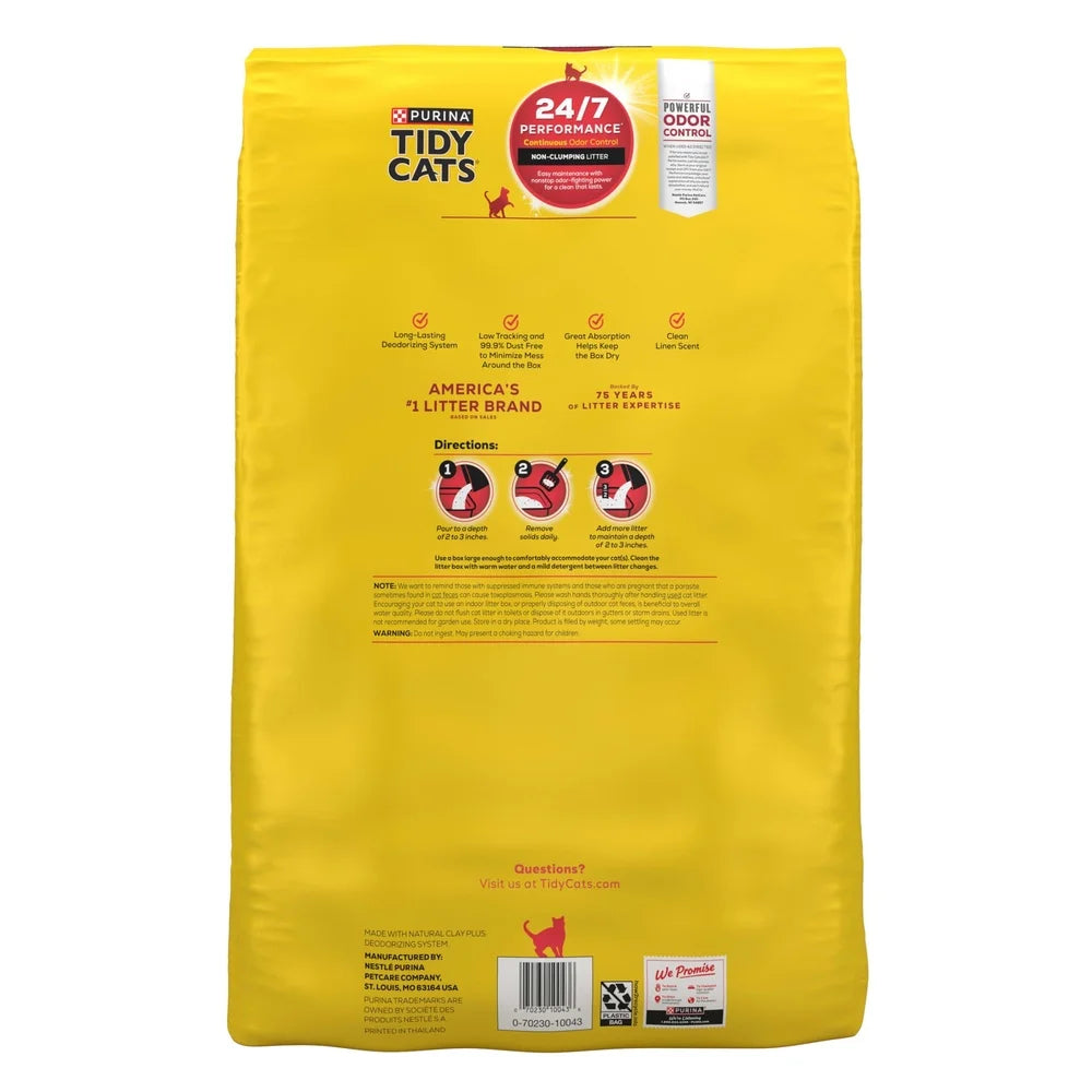 Multi-Cat Fresh Scent Cat Litter – 48 lb Low Dust Odor Control Formula