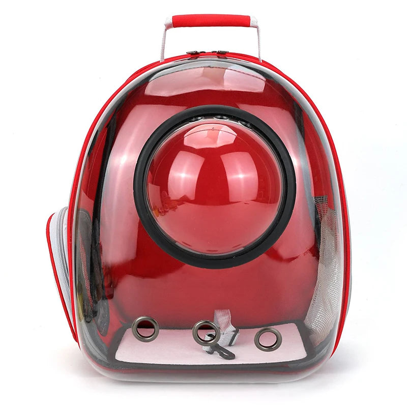 Transparent Pet Carrier Backpack – Breathable Travel Bag for Cats & Small Dogs