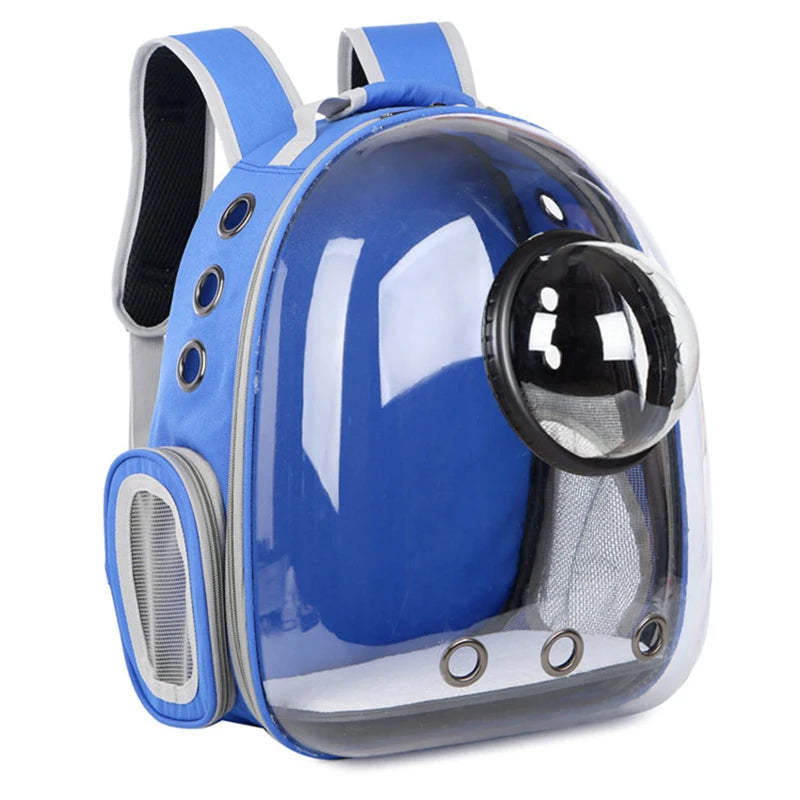 Transparent Pet Carrier Backpack – Breathable Travel Bag for Cats & Small Dogs