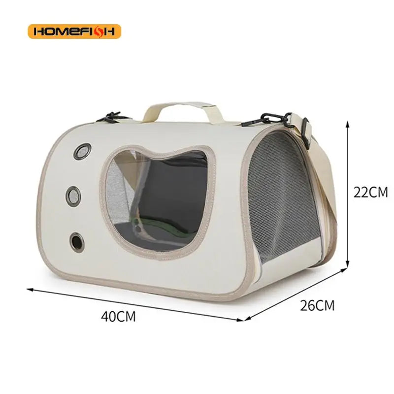 Foldable Pet Carrier Bag for Cats & Small Dogs