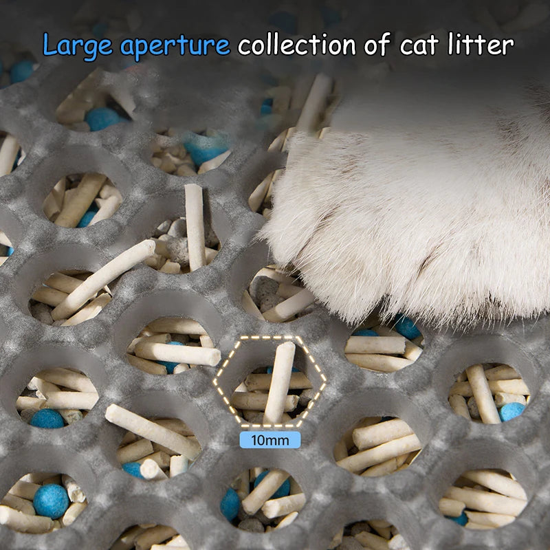Cat Litter Trapping Mat – Waterproof Double Layer Design