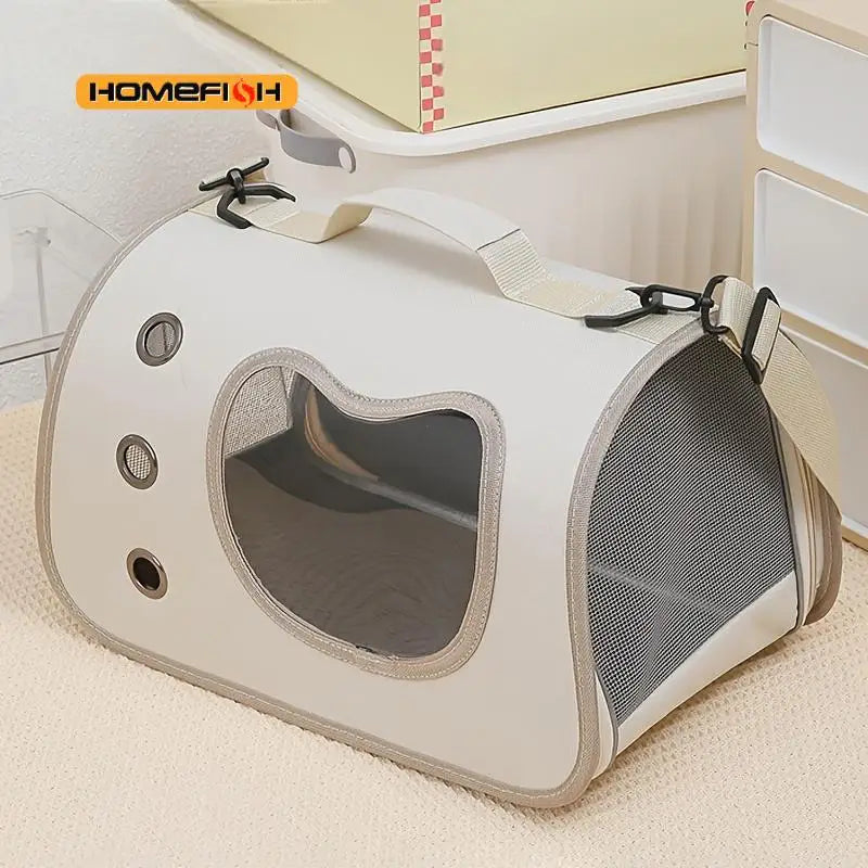 Foldable Pet Carrier Bag for Cats & Small Dogs