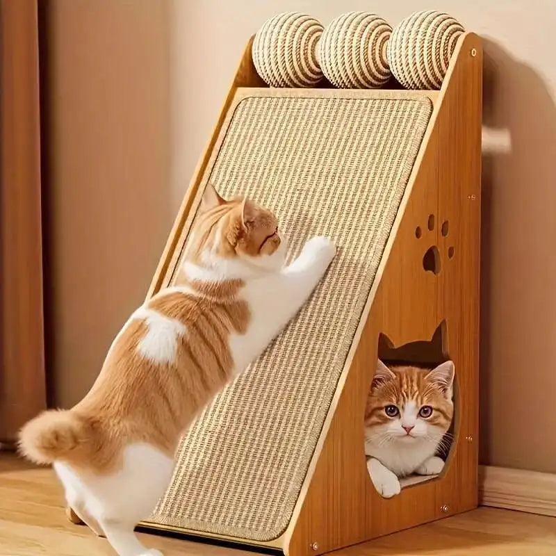 Premium Sisal Cat Scratching Board with Play Area