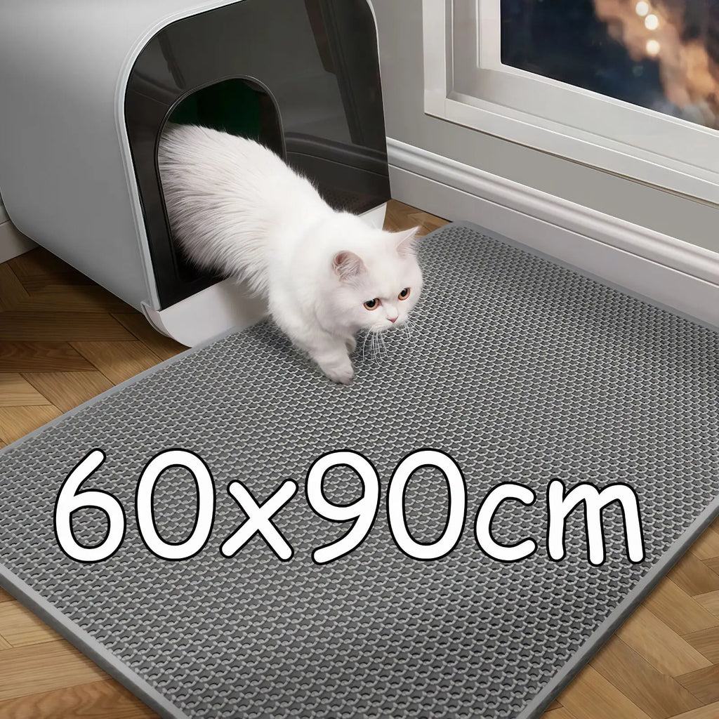 Cat Litter Trapping Mat – Waterproof Double Layer Design