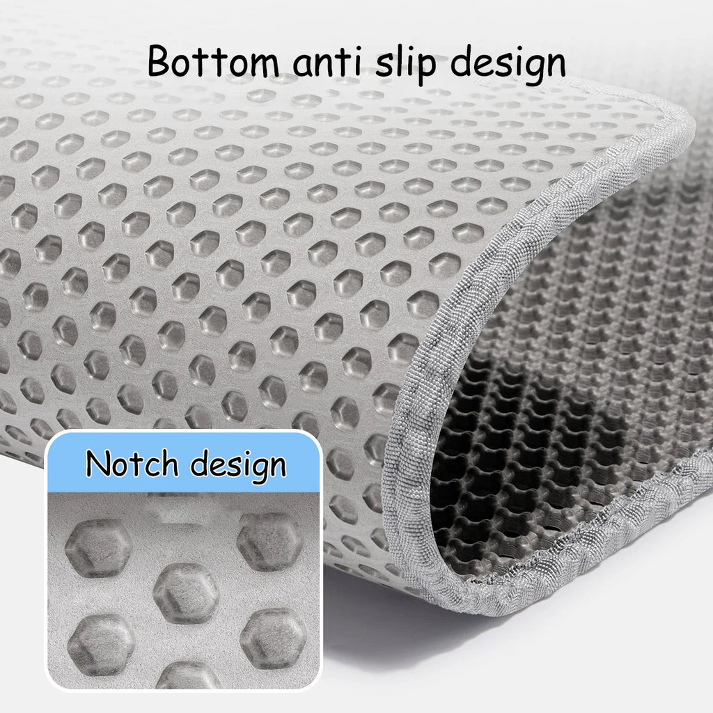 Cat Litter Trapping Mat – Waterproof Double Layer Design