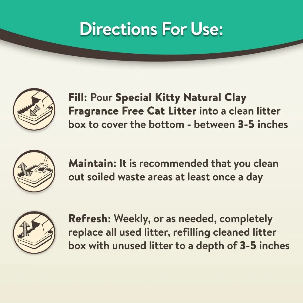 Premium Clumping Cat Litter – Fresh Scent | 4 Pack (20 lb Each)