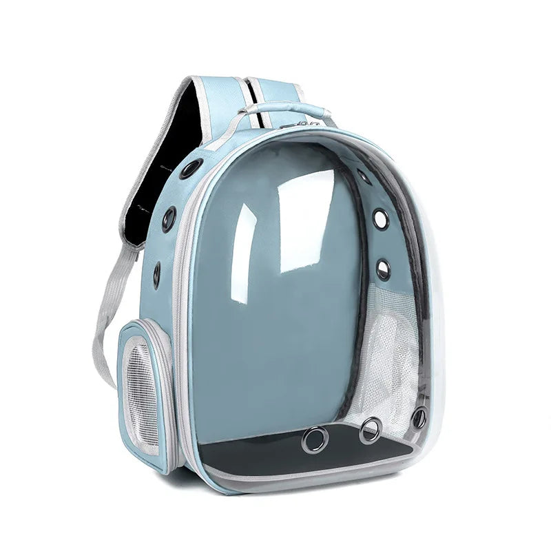 Transparent Pet Carrier Backpack – Breathable Travel Bag for Cats & Small Dogs