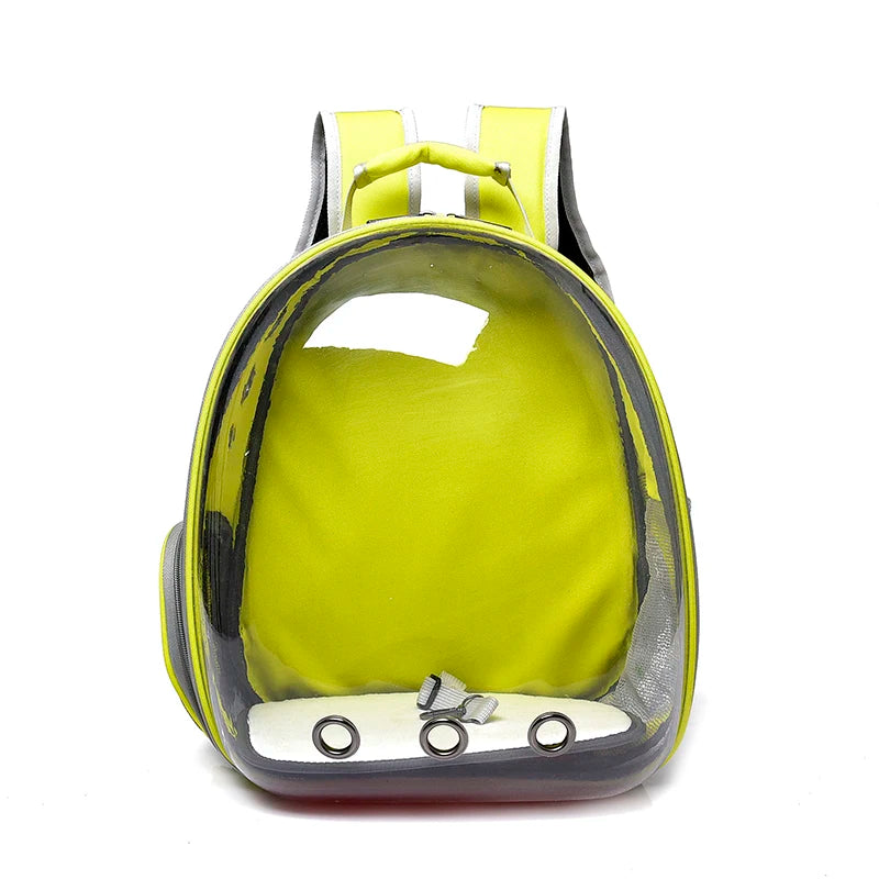 Transparent Pet Carrier Backpack – Breathable Travel Bag for Cats & Small Dogs