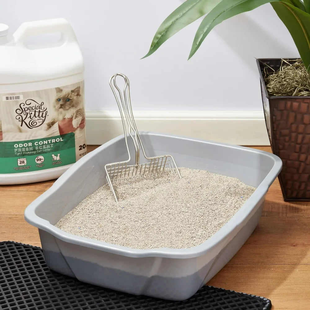 Premium Clumping Cat Litter – Fresh Scent | 4 Pack (20 lb Each)
