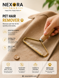 Portable Pet Hair & Lint Remover Brush