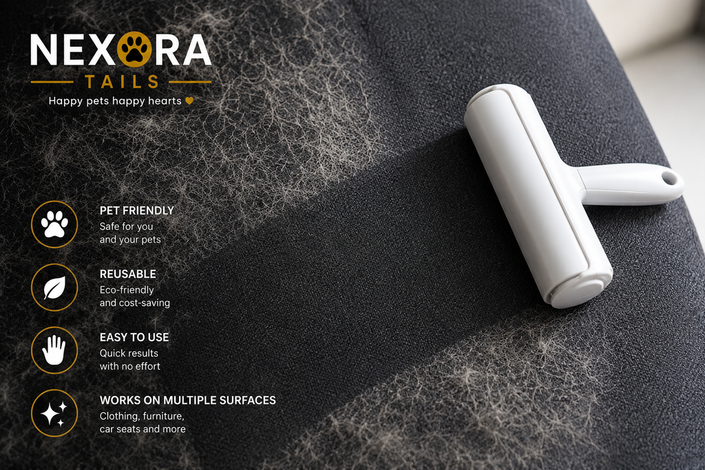 Pet Hair Remover Roller – Clean Furniture & Clothes in Seconds