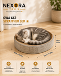 Premium 2-in-1 Cat Scratching Bed & Lounger